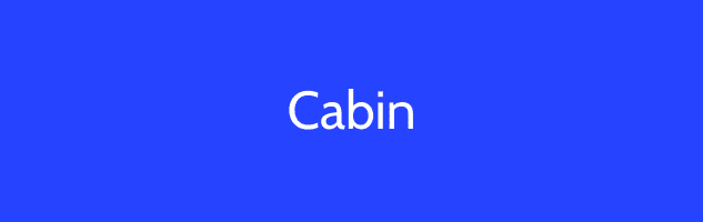 cabin typographie